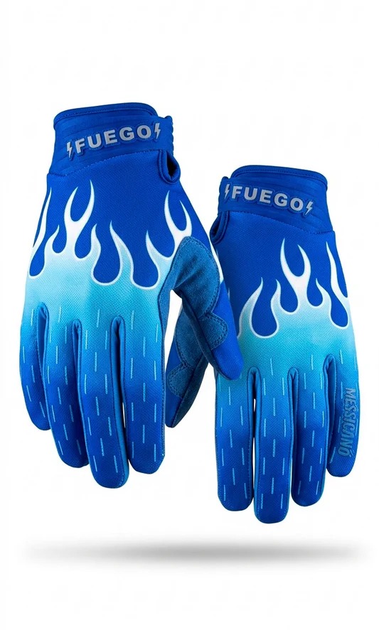 Guanti Only Fuego Blu — Limited